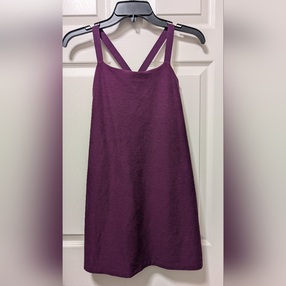 Beyond Yoga Plum Move It Spacedye Dress w/ Shorts XS Purple